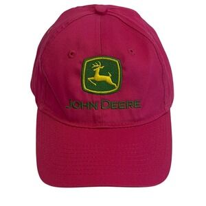 John Deere Women's Adjustable Pink Ball Cap Hat